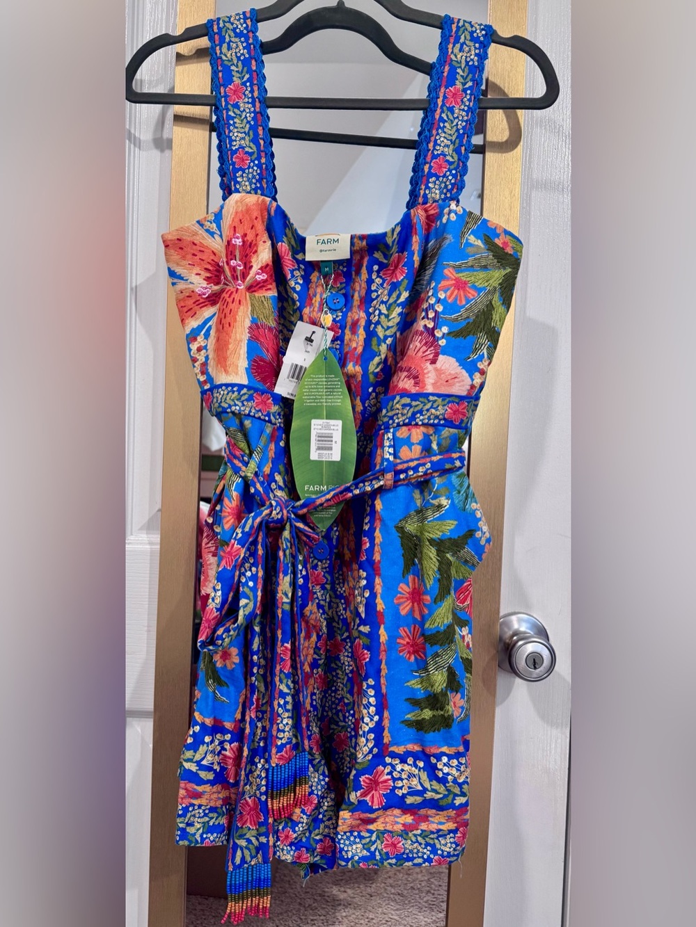 FARM Rio
Stitched Garden Blue Romper